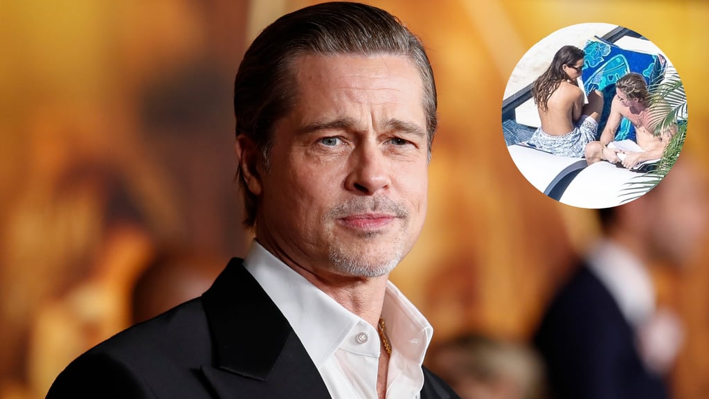 Brad Pitt Es Captado De Vacaciones Con Su Nueva Pareja En Playas