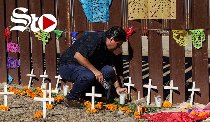 Con altar por Día de Muertos recuerdan a los miles de migrantes