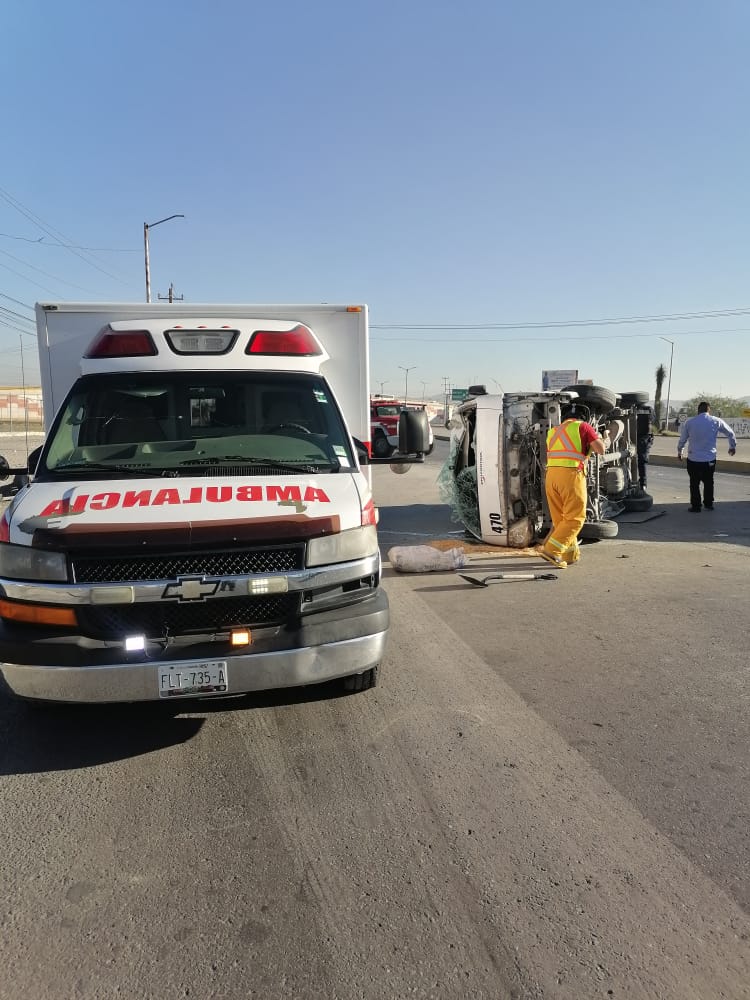 Conductor Vuelca Tras Falla En Los Frenos En Ramos Arizpe El Siglo De