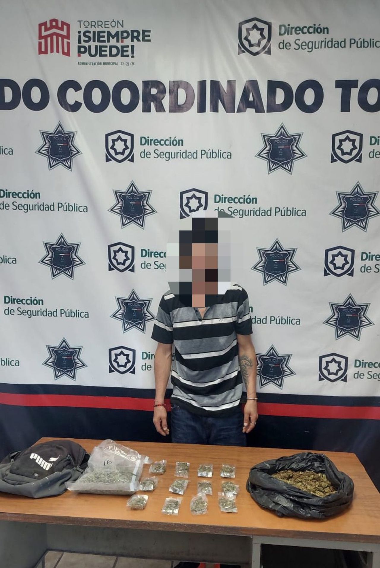 Lo detienen por poseer varias dosis de droga El Siglo de Torreón