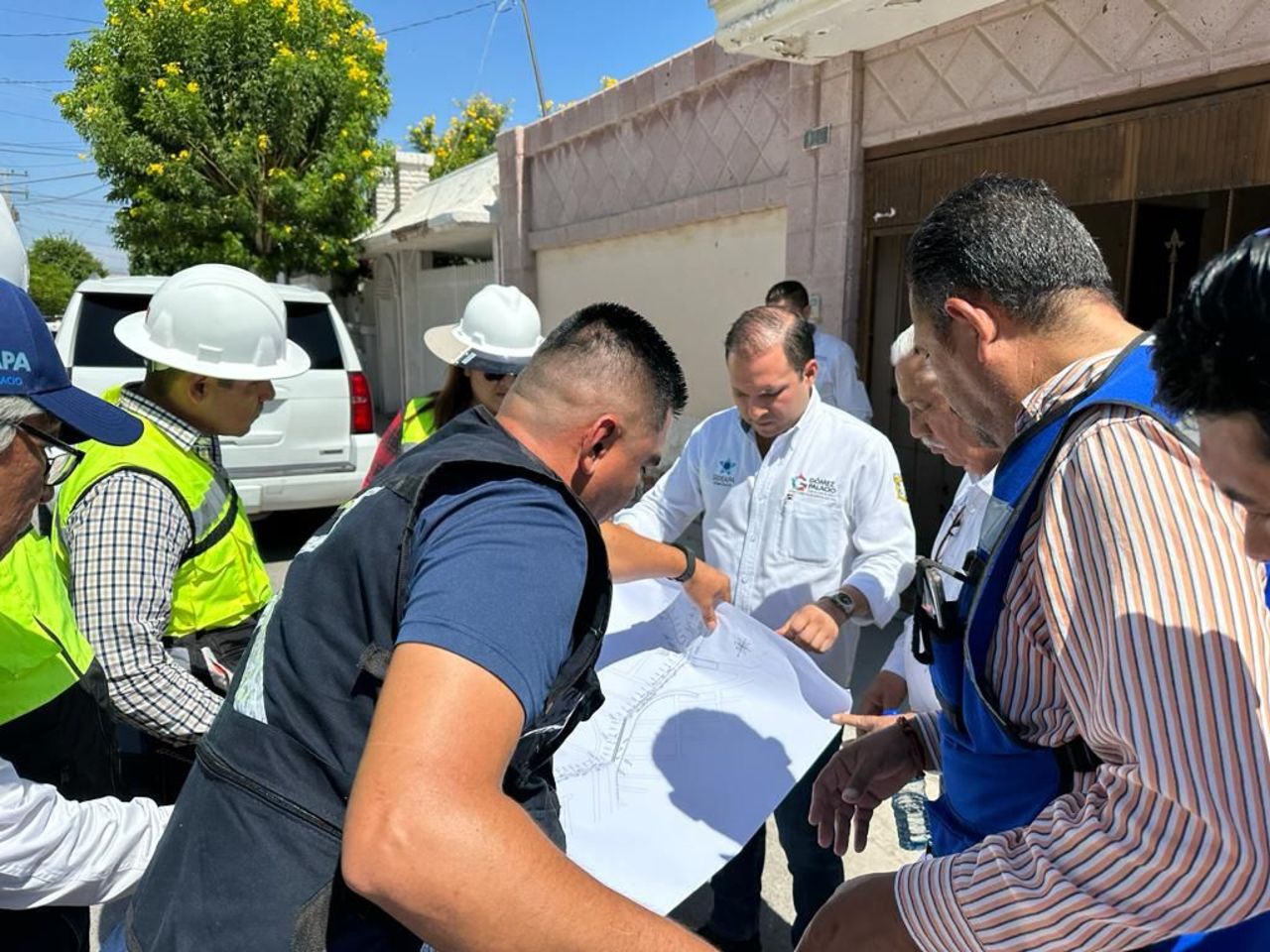 Inician trabajos previos para interconectar las tuberías de Agua