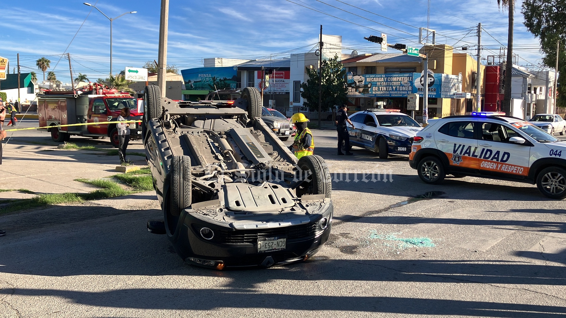 Conductora Sufre Volcadura En La Zona Centro De Torre N El Siglo De