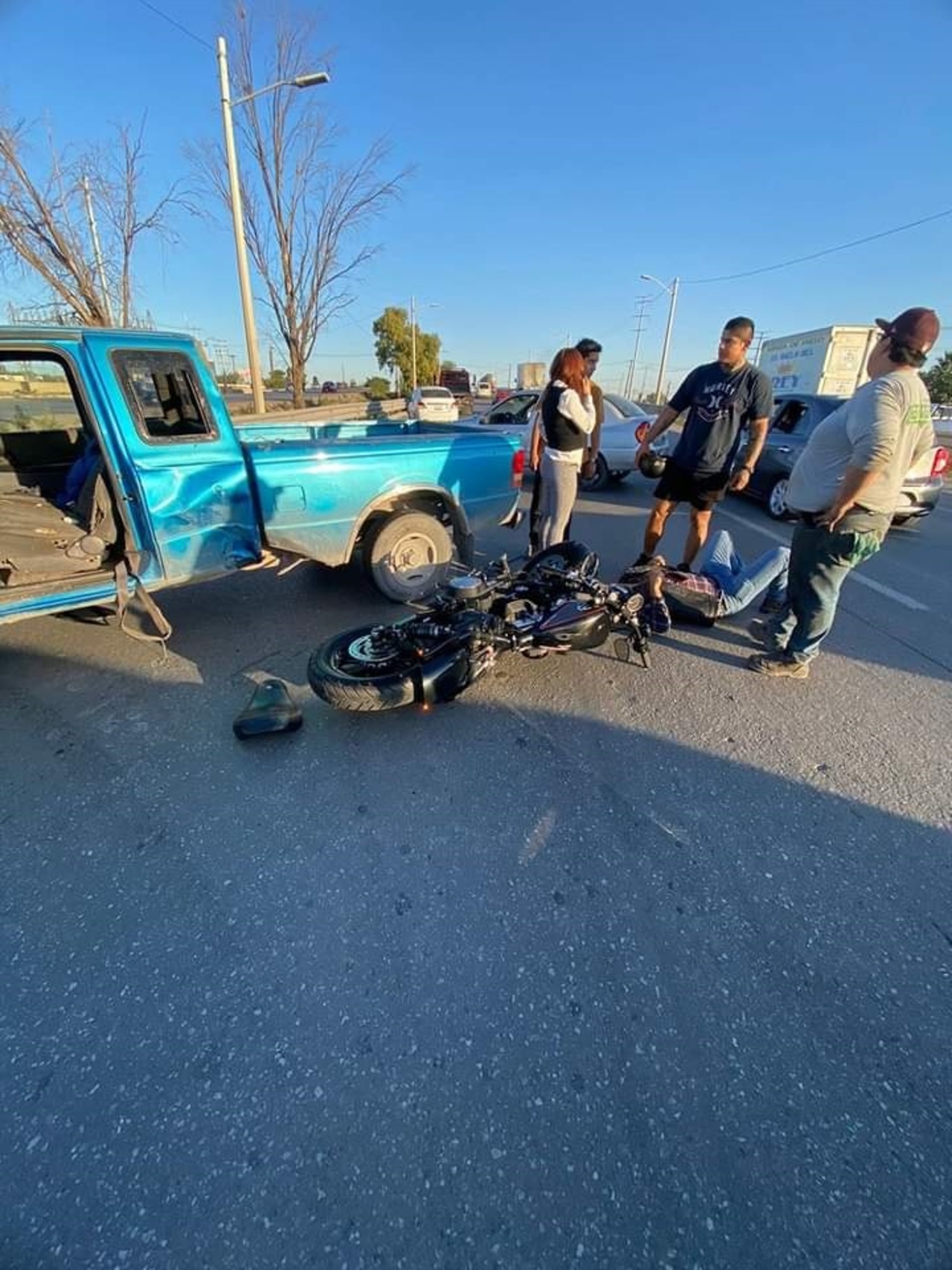 Motociclista resulta herido tras percance El Siglo de Torreón