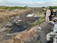Autoridades de los 3 niveles de Gobierno trabajan en rescate de mineros de Múzquiz