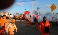 Trabajadores reportan 3 heridos tras agresiones en paro de Dos Bocas