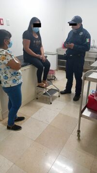 Mujer es golpeada por su pareja sentimental