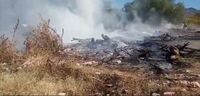 Pirotecnia provoca incendio en predio de Saltillo