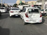 Automovilista sin frenos causa choque múltiple en Torreón