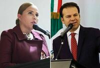 Marina Vitela y Esteban Villegas, frente a frente por la gubernatura de Durango