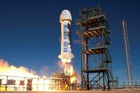 Jeff Bezos manda al espacio nuevo cohete con seis tripulantes