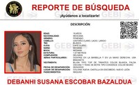 Buscan en Nuevo León a Debanhi Susana Escobar, desaparecida este fin de semana en Escobedo