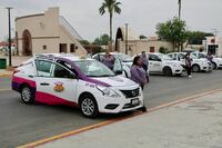 Inicia operación de taxis para atender a mujeres en Piedras Negras