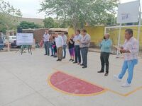 Supervisa alcalde de Lerdo avance de obras en comunidad El Sacrificio