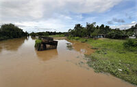 Fuertes lluvias en Cuba dejan daños en 3,200 hectáreas y 750 viviendas