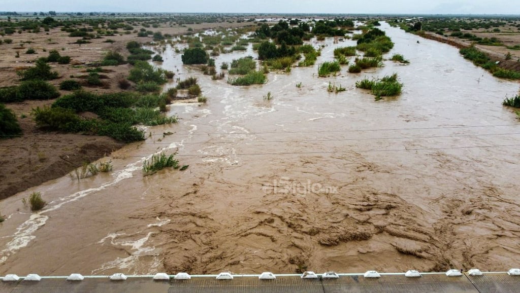 Atiende Gobierno de Coahuila crecida del río Aguanaval