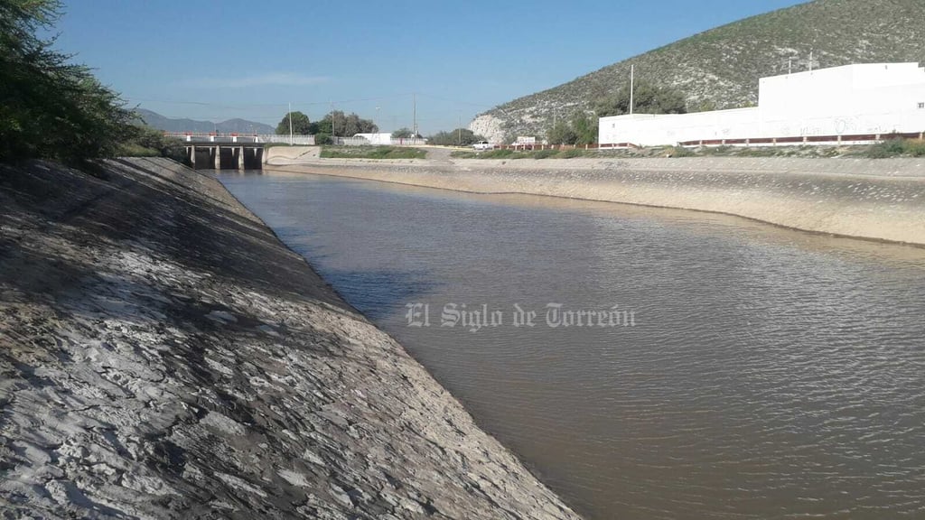 Así llega el agua de la presa Francisco Zarco a Lerdo