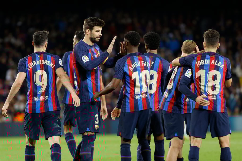 El último baile de Piqué con el Barcelona