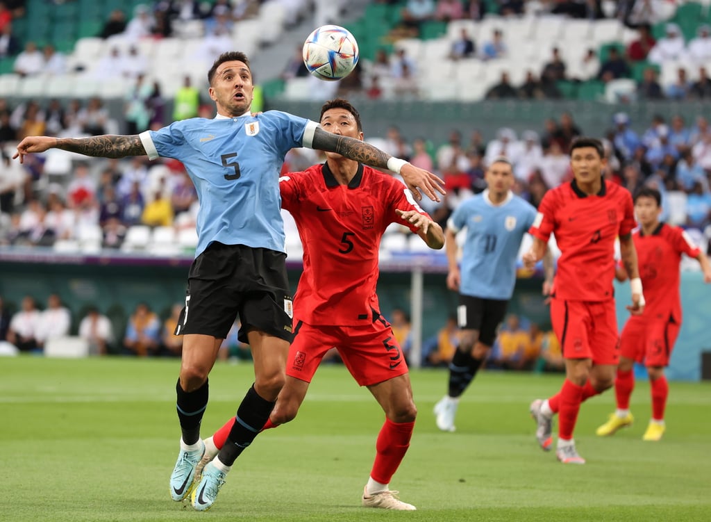 Uruguay y Corea del Sur empataron durante su debut en el Mundial