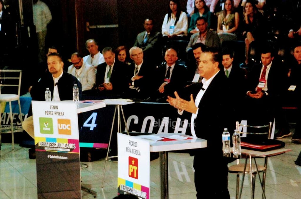 Entre acusaciones, candidatos de Coahuila debaten con ciudadanos