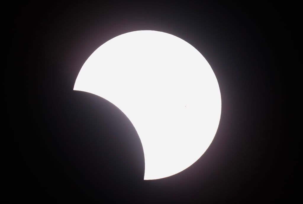 Se observó un eclipse solar híbrido.