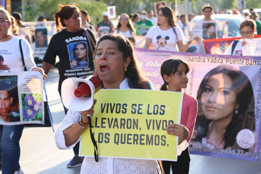 Marchan por los desaparecidos en Torreón