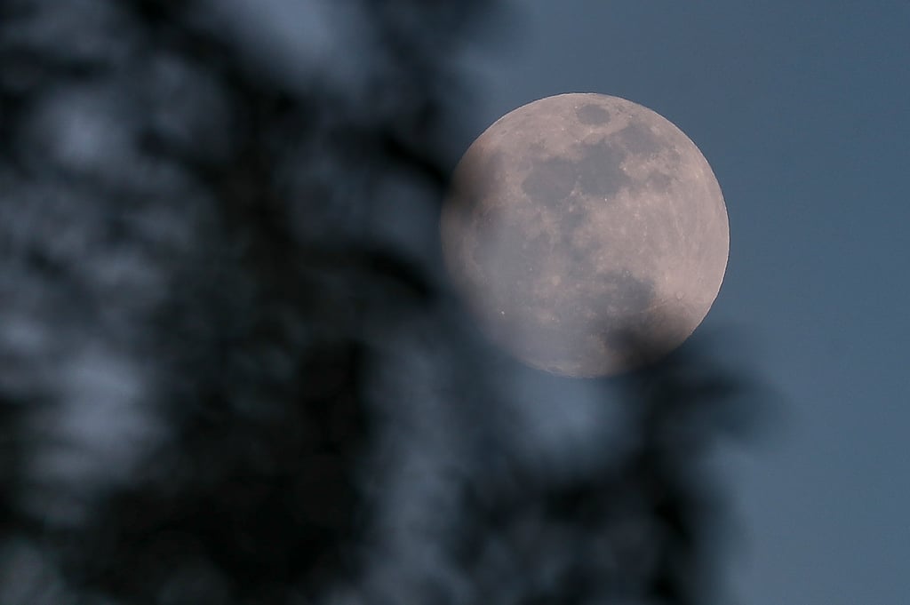 Así se vio la superluna azul 2023