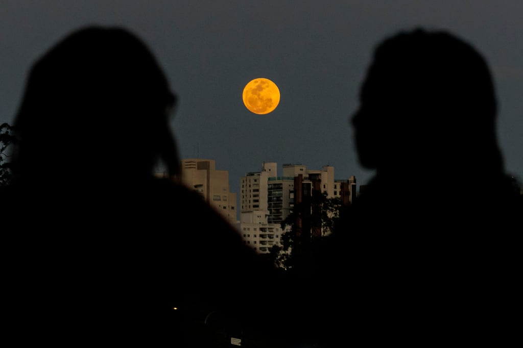 Así se vio la superluna azul 2023