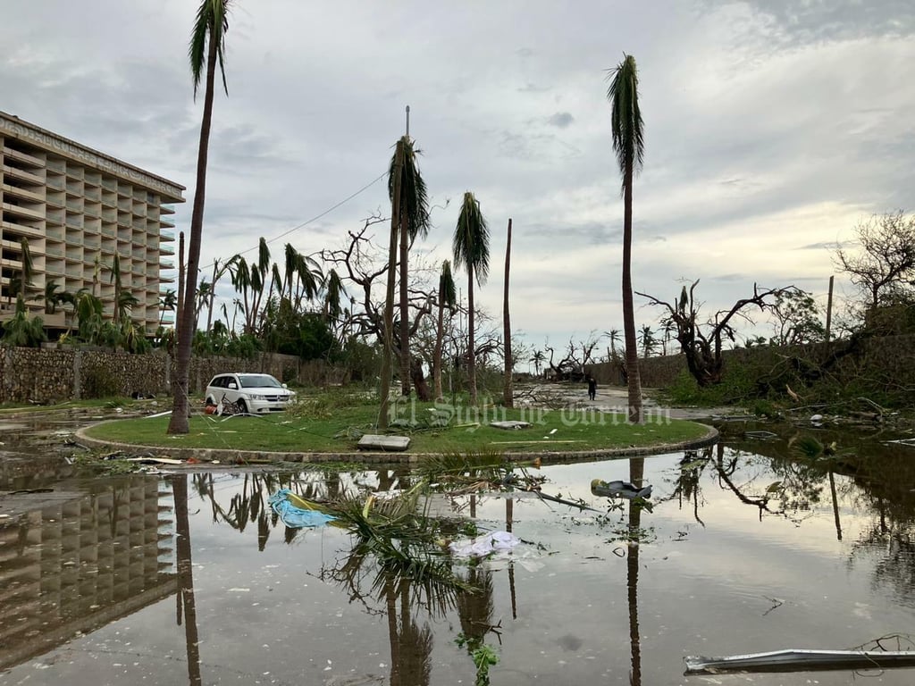 Pasan las horas y estas son las condiciones en las que el huracán Otis dejó al puerto de Acapulco y a la zona de la Costa Grande de Guerrero.