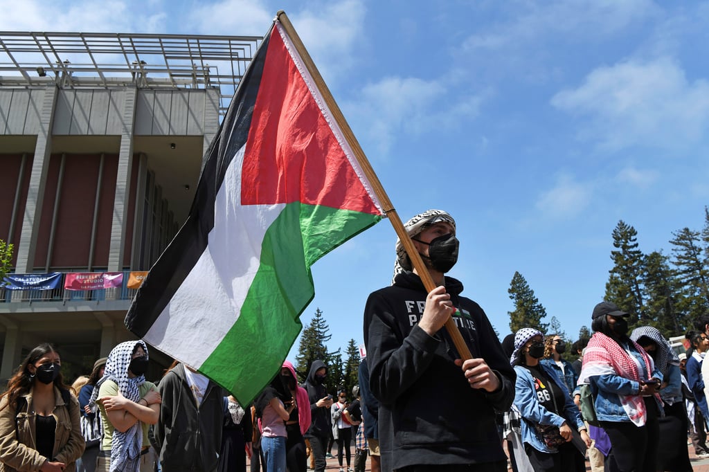 Universitarios de EUA se solidarizan con Palestina ante guerra en Gaza
