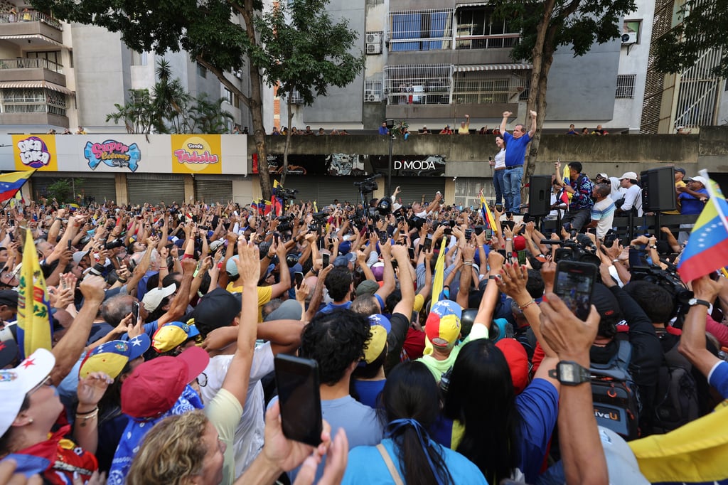 Detienen a María Corina Machado, líder opositora venezolana, tras una protesta