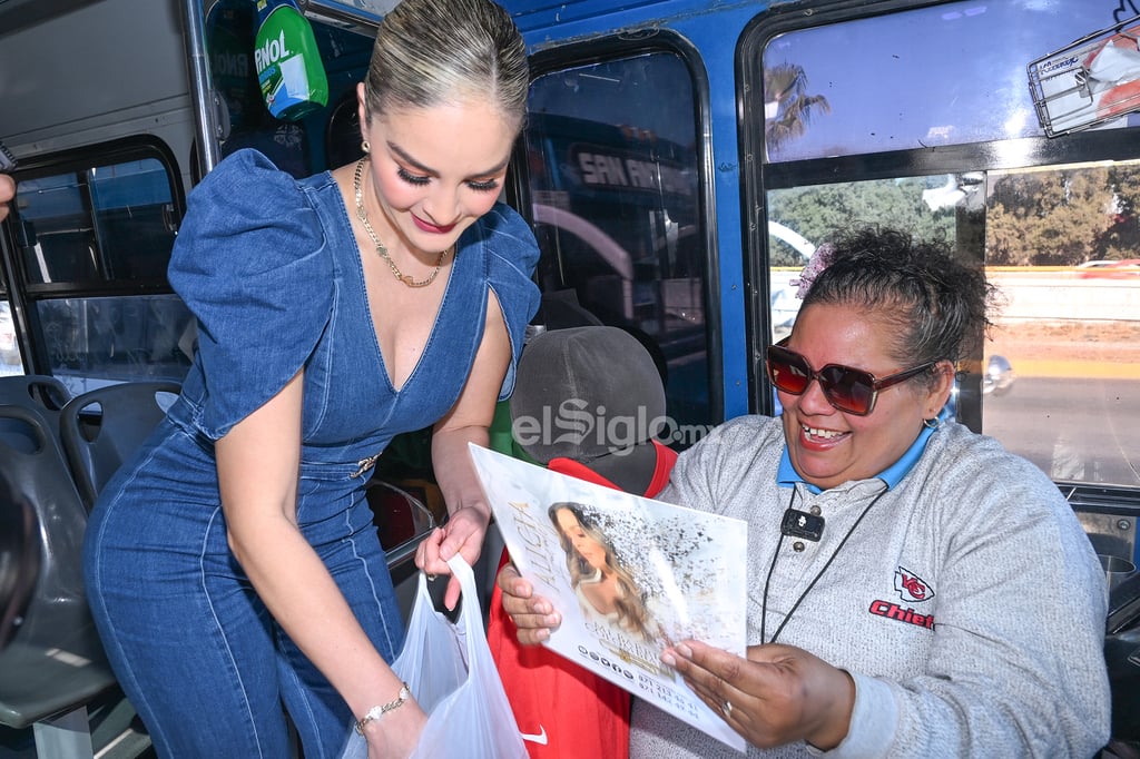 Chofer lagunera recibe emotiva sorpresa de Alicia Sifuentes de Mi Barrio Colombiano