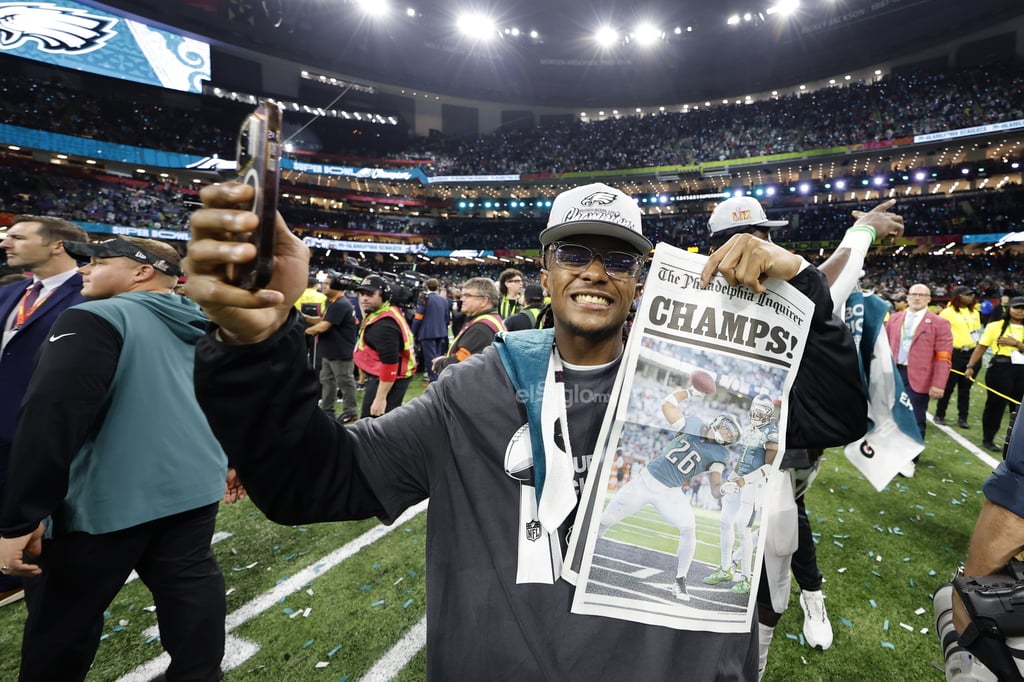 Los Eagles celebraron su segundo Super Bowl en la historia.