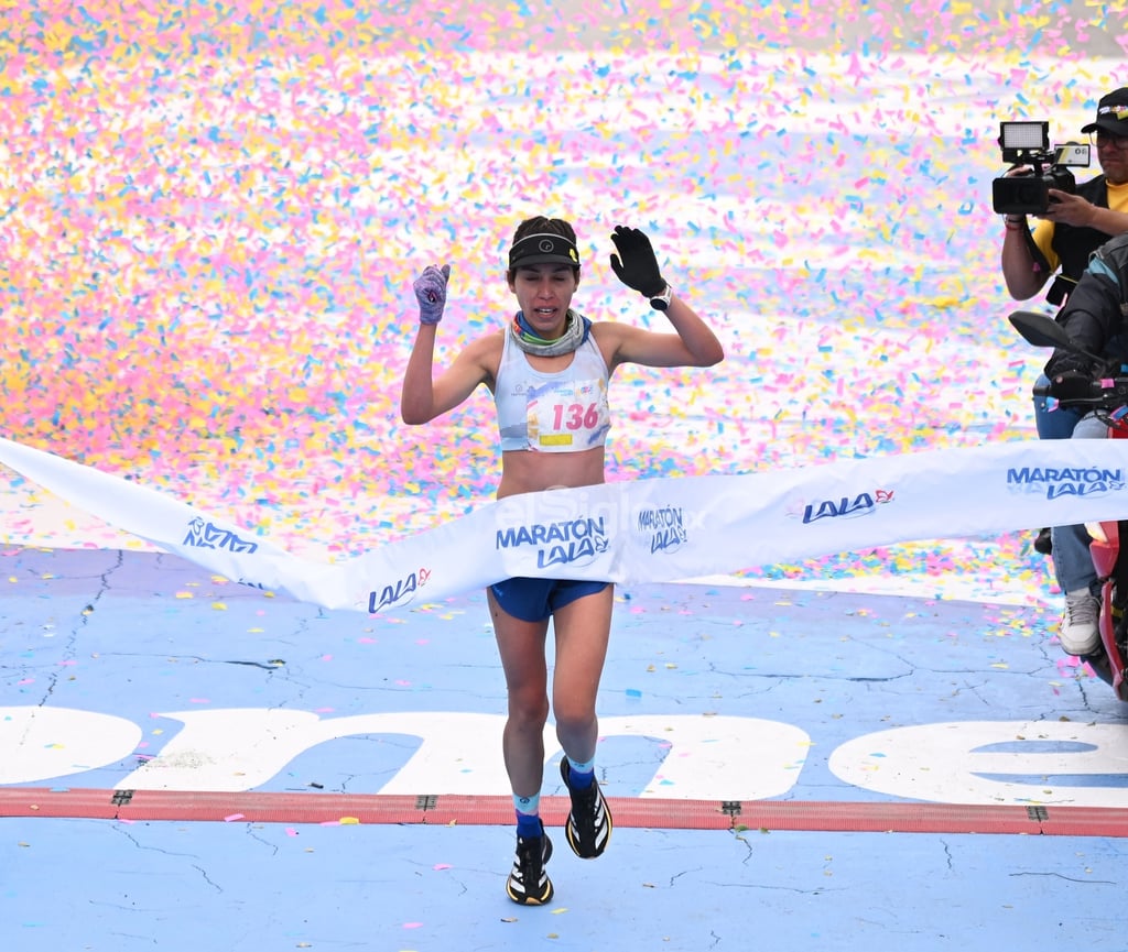 Hesiquio Flores y Fanny Oropeza fueron los ganadores de su ramas de la edición XXXVI del Maratón Internacional Lala, celebrado este domingo en la Comarca Lagunera.