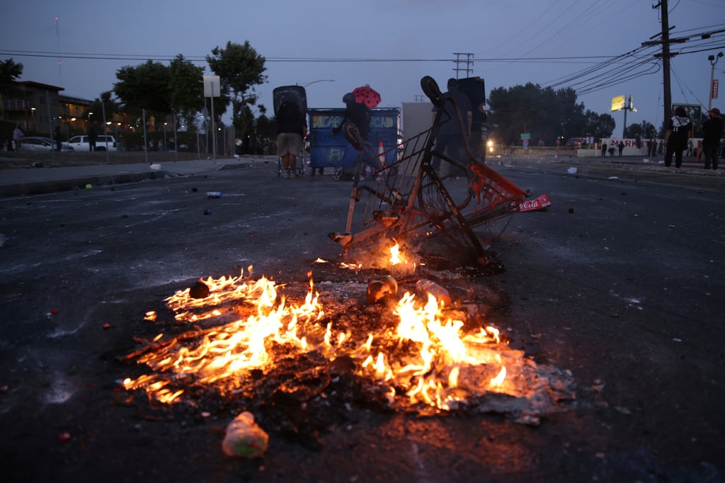 Trump culpa a la 'izquierda radical' de instigar y financiar las protestas de Los Ángeles