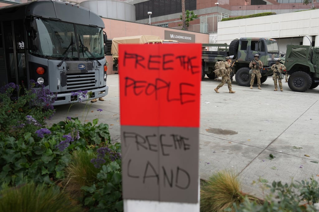 Trump culpa a la 'izquierda radical' de instigar y financiar las protestas de Los Ángeles