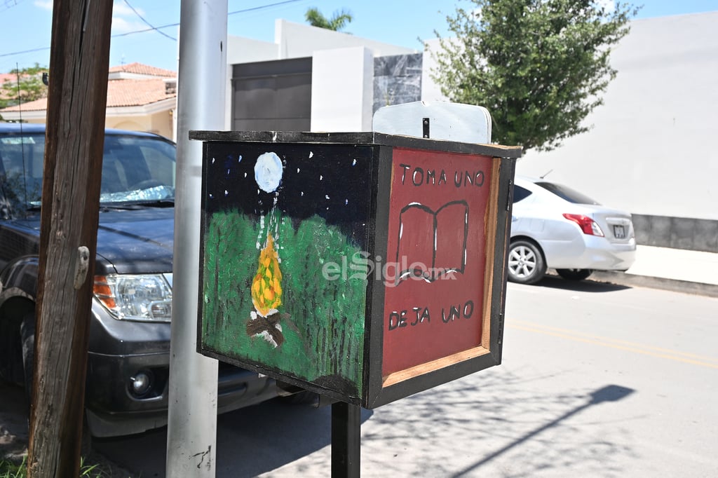 Laguneros crean buzón de lectura en Torreón Laguneros crean buzón de lectura en Torreón