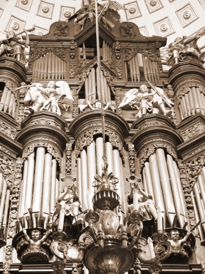 Interior de la Catedral de Puebla, estado que registra uno de los índices más altos de hurtos de arte sacro en todo el país.