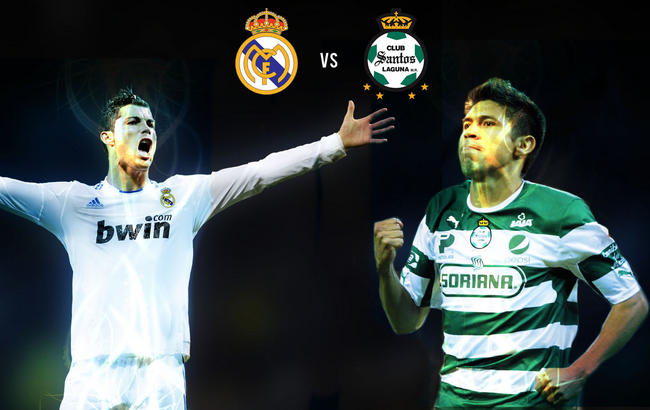 Real Madrid vs. Club Santos Laguna soccer match