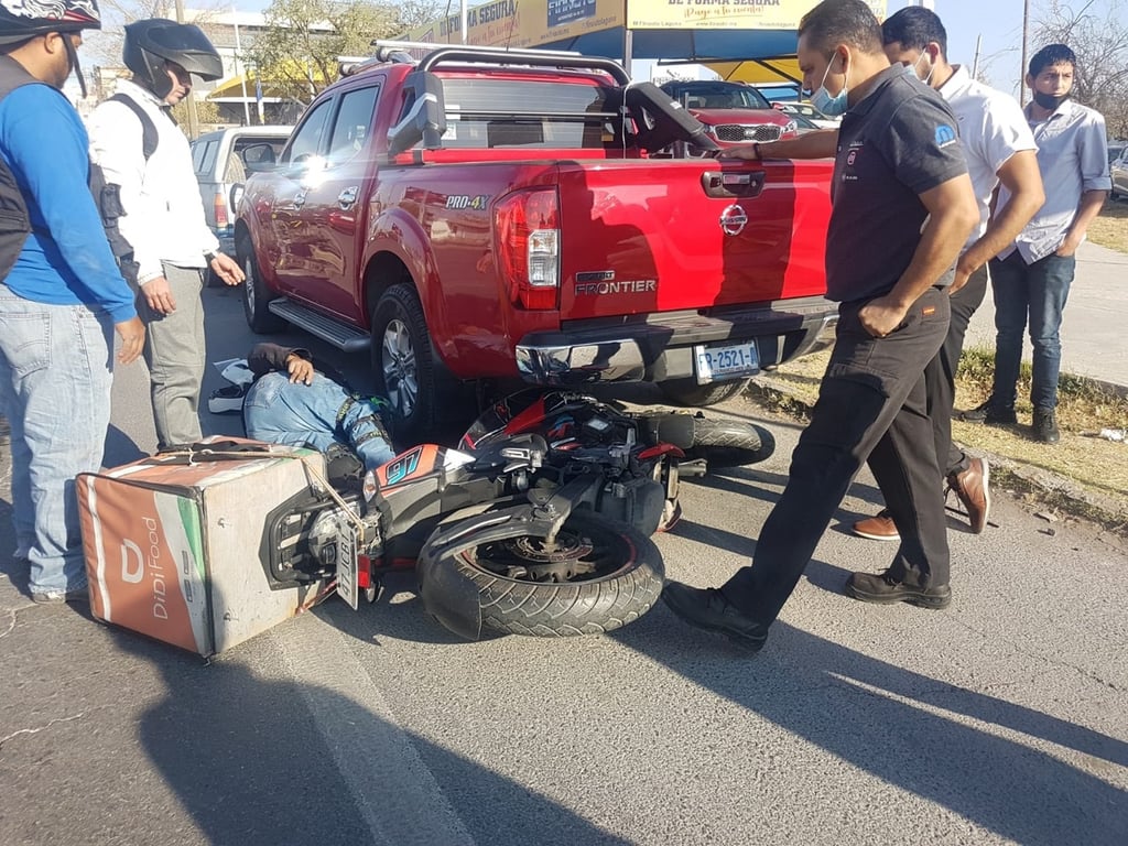 Sufre Fractura Tras Accidente En Moto En Torreón