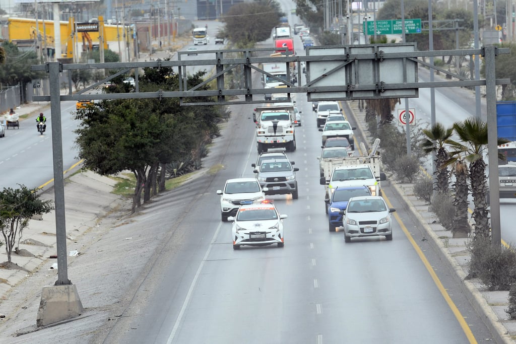 Torreón tiene un índice de 472.77 accidentes por cada 100 mil habitantes, mayor que Saltillo y Durango, menor que Chihuahua.