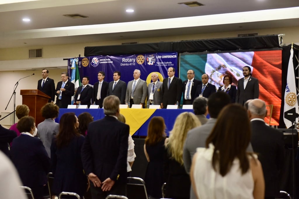 La inauguración de la gran conferencia de los rotarios del Distrito 4110 se realizó ayer en este municipio de Torreón. (EL SIGLO DE TORREÓN)