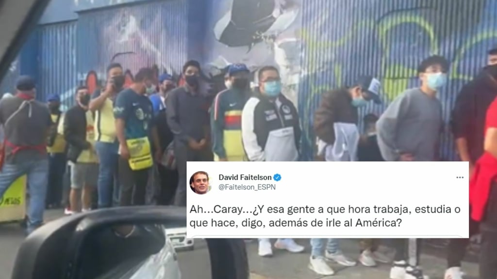 '¿Esa gente a qué hora trabaja?'; David Faitelson lanza crítica a la afición del América