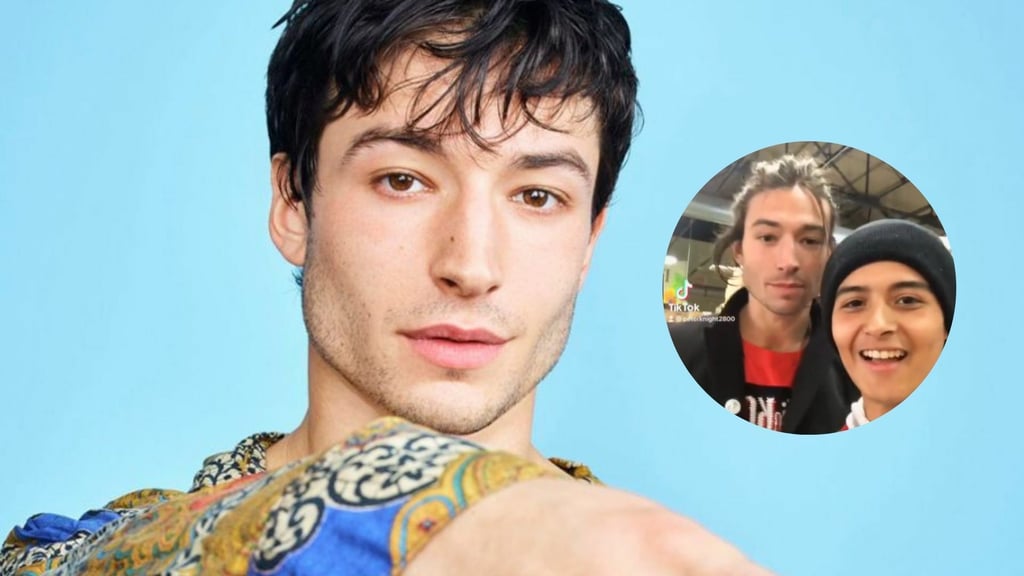 ¡Basta ya! Ezra Miller ofrece a fan noquearlo en video