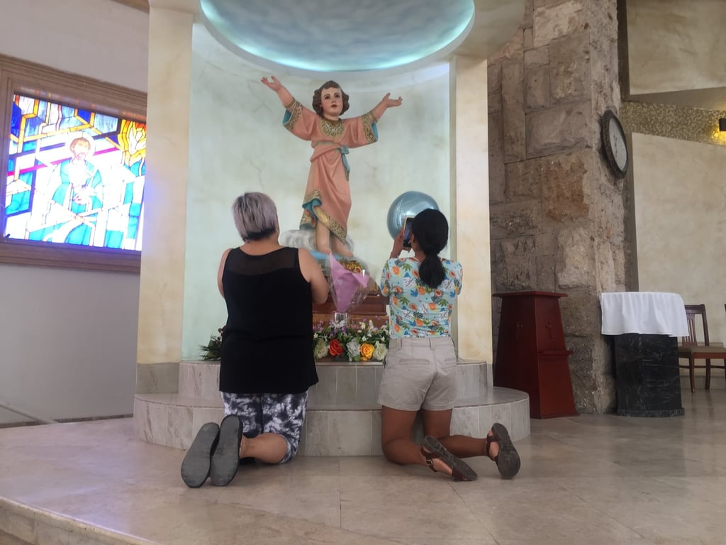 Iniciaron los festejos de la parroquia del Divino Niño en Gómez Palacio bajo estricto protocolo. (EL SIGLO DE TORREÓN)