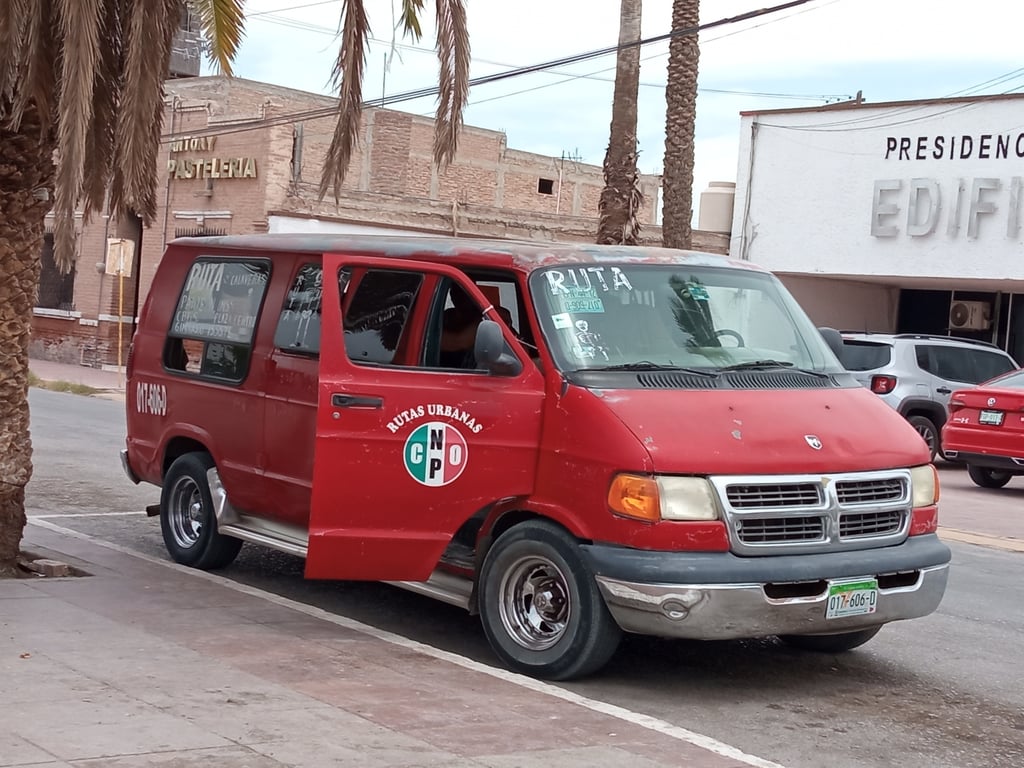 Eliminarán transporte en combis en Matamoros