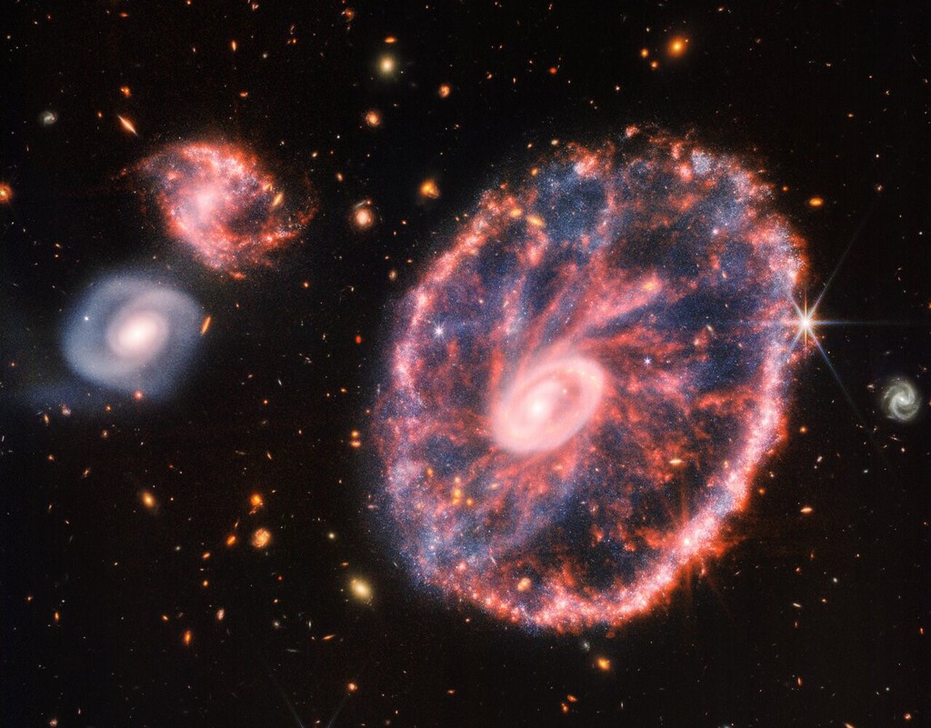 James Webb muestra cuando colisionan dos galaxias