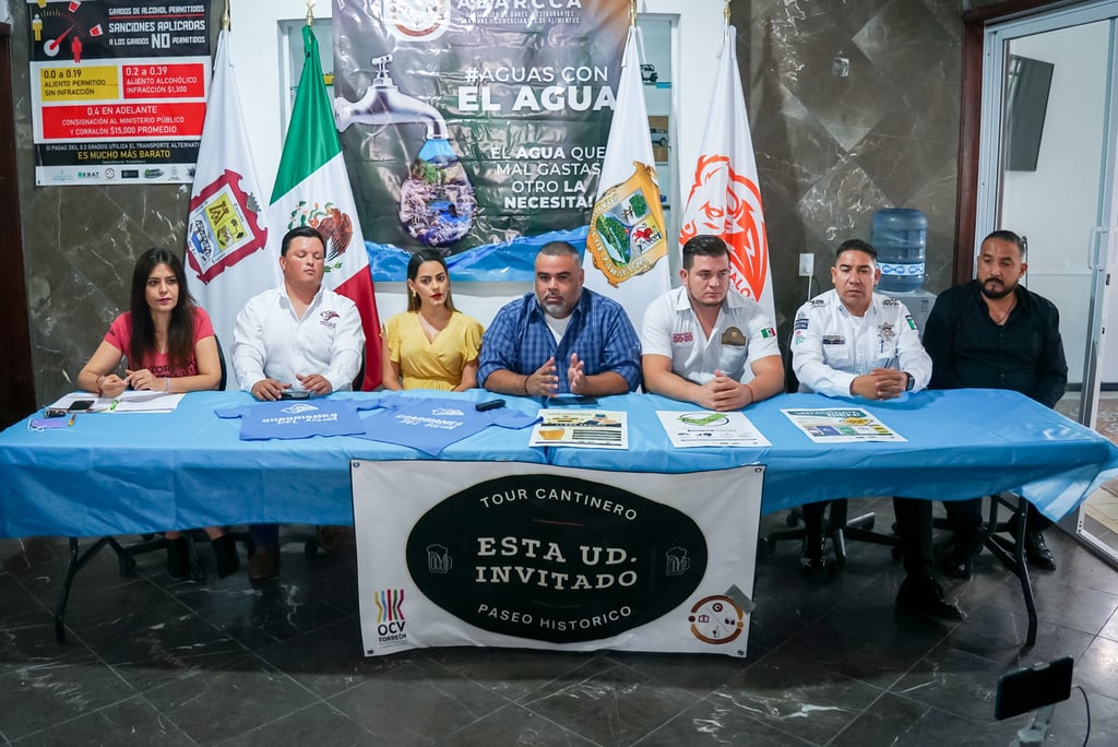 Agremiados de Abarcca informaron sobre la reestructuración del Tour Cantinero en Torreón. (EDIE RUIZ)