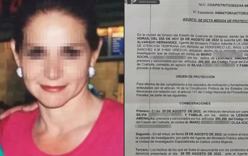 En la denuncia, la víctima solicita dictar una 'medida de protección' ante hechos ocurridos el pasado domingo en Centro de Convenciones de Torreón.