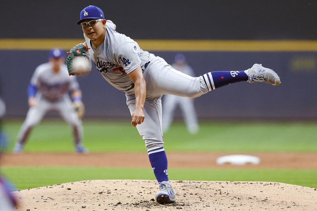 Julio Urías se convierte en campeón de efectividad de la MLB