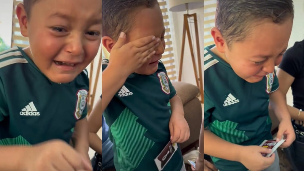 Video Niño Llorando Porque Le Salió La Estampa De Chucky Lozano Se